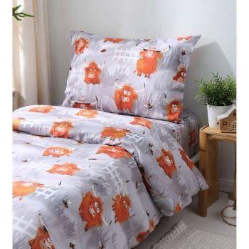 Gultas veļas komplekts Funny Friends, 140x200, 50x70 cm|Bērnu gultas veļa|TavsSapnis