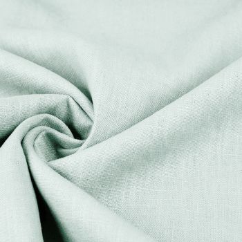 Mīksts mazgāts lins Ligt Grey Green|Audumi|TavsSapnis