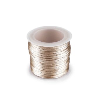 Virve satīns beige, 2mm (10m)|Audumi|TavsSapnis