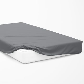 Trikotāžas palags ar gumiju, tumši pelēks, 160x200 cm|Gultas veļa|TavsSapnis