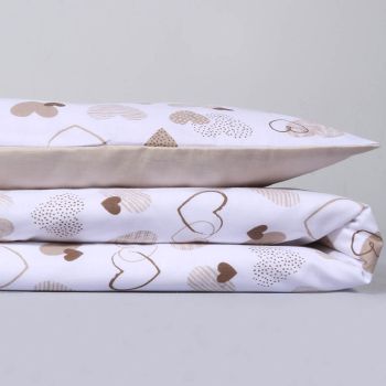 Gultas veļas komplekts Sirdis, 90x120, 40x60 cm|90x120 cm|TavsSapnis