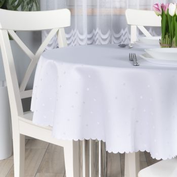 Apaļš traipu izturīgs galdauts MIA, Ø 160 cm|Mājas preces|TavsSapnis