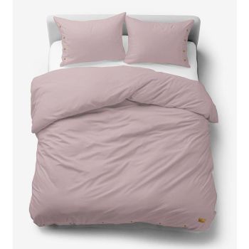 Kokvilnas gultasveļa PURE ECO LINE Powder Pink, 200x220, 70x80 cm|200 x 220 cm|TavsSapnis