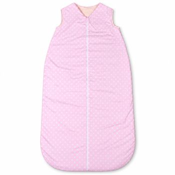 Guļammaiss ar divpusēju rāvējslēdzēju Pink Bubbles, 140 cm, bez piedurknēm, kokvilnas|Vidējs karstums|TavsSapnis
