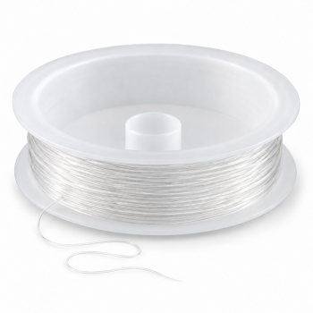 Elastīgs silikons diegs, 1mm (3m)|Audumi|TavsSapnis
