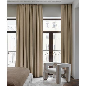 Mērāmi nakts aizkari  Super Soft Chenille Dimout, augstums 330 cm|Aizkari|TavsSapnis