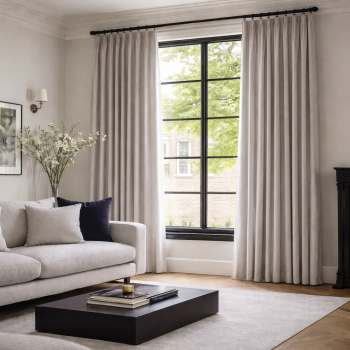 Mērāmi nakts aizkari Emma Light Grey, augstums 280 cm|Aizkari|TavsSapnis