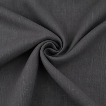 Mīksts mazgāts lins Dark Grey|Audumi|TavsSapnis