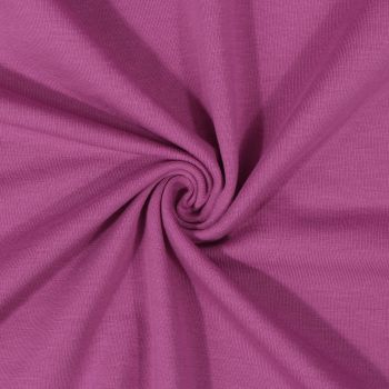 Kokvilnas trikotāža (džersijs) tumši rozā krāsā|Audumi|TavsSapnis