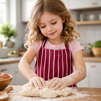 Bērnu priekšauts Bordo|Mājas preces|TavsSapnis