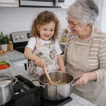Bērnu priekšauts Flowers|Mājas preces|TavsSapnis