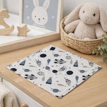 Siekalu dvielis Planētas, 27x27cm|Gultas veļa mazuļiem|TavsSapnis