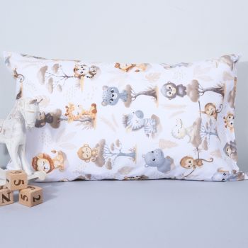 Kokvilnas spilvendrāna Safari, 40x60 cm|Gultas veļa mazuļiem|TavsSapnis