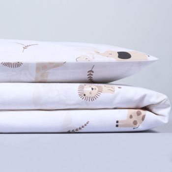 Gultas veļas komplekts Mini Safari, 90x120, 40x60 cm|90x120 cm|TavsSapnis