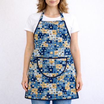 Priekšauts Blue Mosaic|Mājas preces|TavsSapnis