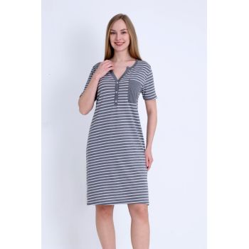 Kokvilnas naktskrekliņš Stripes, M|Mājas preces|TavsSapnis