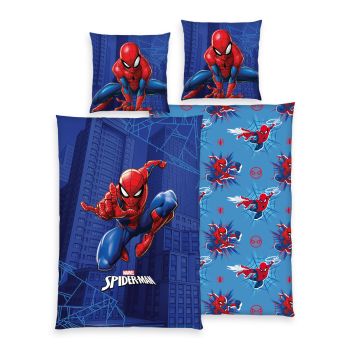 Gultas veļas komplekts Spiderman, 140x200, 70x90 cm|Bērnu gultas veļa|TavsSapnis