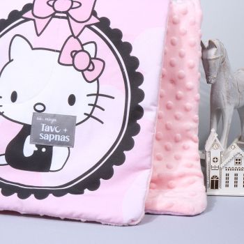 Maigi minky pleds Hello Kitty, 70x100 cm|Mēreni silti|TavsSapnis