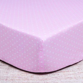 Kokvilnas palags ar gumiju Konfektes, 80x160 cm (ar brāli)|Gultas veļa mazuļiem|TavsSapnis