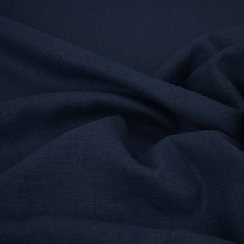 Mīksts mazgāts lins Indigo Blue|Audumi|TavsSapnis