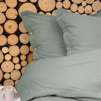 Kokvilnas gultasveļa PURE ECO LINE Mint, 200x220, 70x80 cm|200 x 220 cm|TavsSapnis