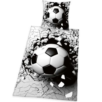 Gultas veļas komplekts Football, 140x200, 70x90 cm |Bērnu|TavsSapnis