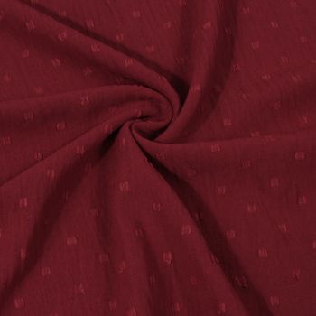 Vasaras audums American Crepe, Bordo|Audumi|TavsSapnis