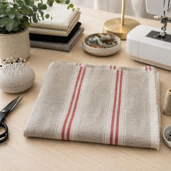 Mīksta lina atgriezums 0.30x0.70m|Audumi|TavsSapnis