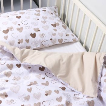 Gultas veļas komplekts Sirdis, 110x140, 40x60 cm|110x140 cm|TavsSapnis