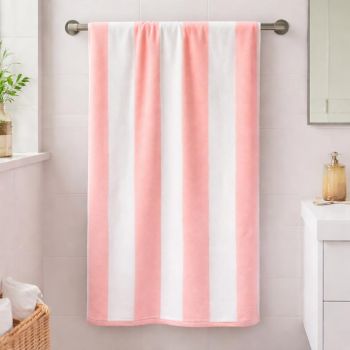 Dvielis Pink Stripes, 70x140 cm|Mājas preces|TavsSapnis