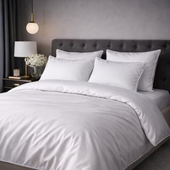 Pure Collection mako satīna gultasveļa White, 200x220, 70x80 cm|200 x 220 cm|TavsSapnis