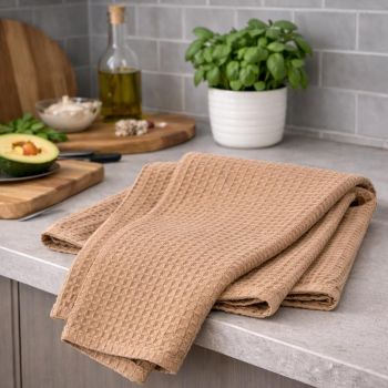 Virtuves vafeļu dvielis Karamele, 40x60 cm|Mājas preces|TavsSapnis