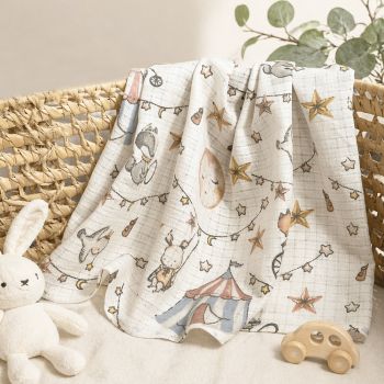 Marles autiņš Cirks, 65x75 cm (ar nelielu defektu)|Gultas veļa mazuļiem|TavsSapnis