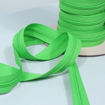 Mērāms rāvējslēdzējs Nr. 6, spilgti zaļa|Rāvējslēdzēji|TavsSapnis