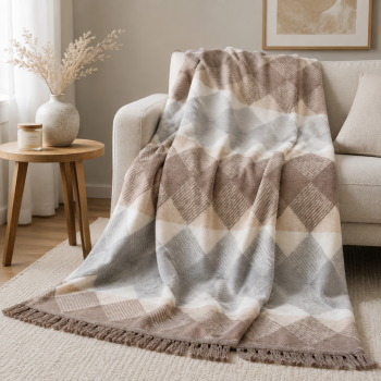 Kokvilnas pleds Fashion Collection Milo, 150x200 cm|Gultas veļa|TavsSapnis