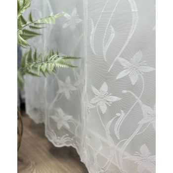 Mērāmi žakarda aizkari Flowers, augstums 220 cm|Aizkari|TavsSapnis