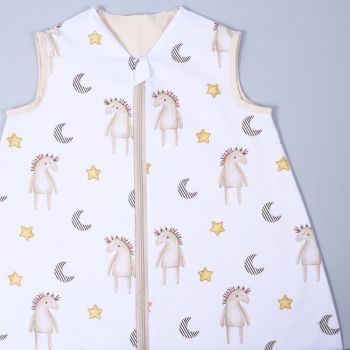 Vasaras guļammais ar divpusēju rāvējslēdzēju Zirgi, 90 cm|Vasaras karstums|TavsSapnis