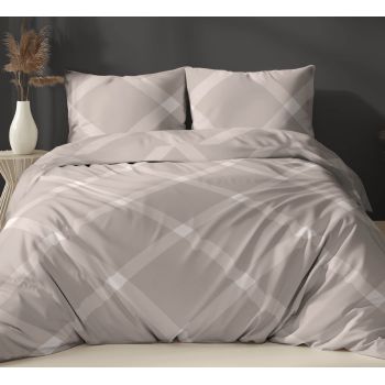 Kokvilnas gultasveļa Beige Harmony, 200x220, 50x70 cm|200 x 220 cm|TavsSapnis