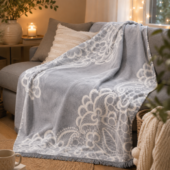 Kokvilnas pleds Fashion Collection  Amelia, 150x200 cm|Gultas veļa|TavsSapnis