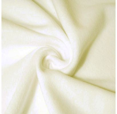 Flīss balta krēmkrāsa, 0.50x1.50m|Audumi|TavsSapnis