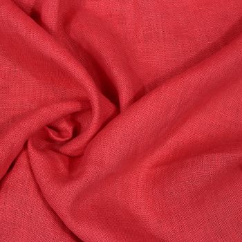 Minkštintas linas koralinis, 0.35x0.60m|Audumi|TavsSapnis