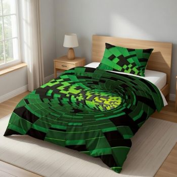 Gultas veļas komplekts 3D Tunnel, 135x200, 80x80cm |Bērnu gultas veļa|TavsSapnis