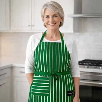 Priekšauts Green Stripes, S/M|Mājas preces|TavsSapnis