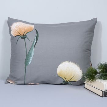 Kokvilnas spilvendrāna ar rāvējslēdzēju Romance, 50x60 cm|Gultas veļa|TavsSapnis