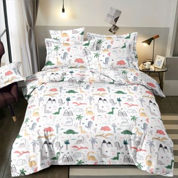 Gultas veļas komplekts Dino, 160x200, 70x70 cm|Bērnu gultas veļa|TavsSapnis