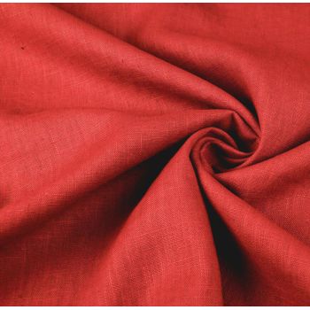 Mīksts mazgāts lins Red|Audumi|TavsSapnis