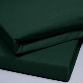 Trikotāžas palags ar gumiju, tumši zaļa, 120x200 cm|Gultas veļa|TavsSapnis