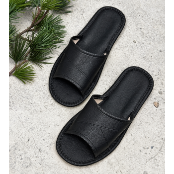 Sieviešu ādas čības Black, 39 izmērs |Čības|TavsSapnis