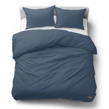 Kokvilnas gultasveļa PURE ECO LINE Denim, 140x200, 70x80 cm|140 x 200 cm|TavsSapnis
