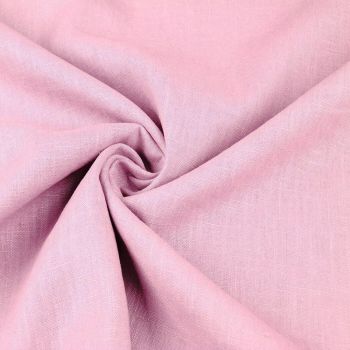 Mīksts mazgāts lins Pink|Audumi|TavsSapnis